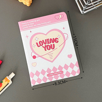 Cahier A7 personnalisable en gros Kawaii Mini Journal Couverture en papier Creative Business/Office Style School Travel Record Keeping