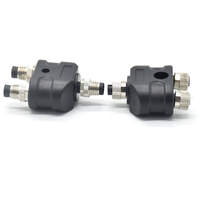 Connecteur étanche M8 6 broches pièces industrielles circulaires Y séparateur mâle femelle prise connecteur de câble de soudage