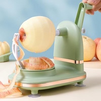 Outils de cuisine rotatifs manuels, éplucheur de pommes de terre et de pommes, éplucheur d'orange multifonction en acier inoxydable