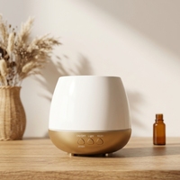 Diffuseur d'huiles essentielles aromathérapeutiques coloré, diffuseur d'arômes ultrasonique, diffuseur de parfum, diffuseur d'air frais de luxe