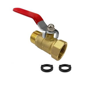 Factory OEM High-Pressure Gas Plumbing Water Connector Valve 1 <strong>2</strong> Inch Brass and Copper Butterfly Ball Check Gate for Oil Media - Product Image 1
