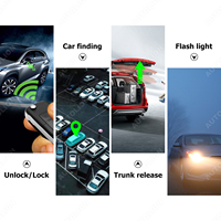 Système d'alarme de voiture avec démarrage à distance, contrôle moteur, fonction de communication vocale Sheriff, entrée sans clé, choc électrique, Canbus, PLC