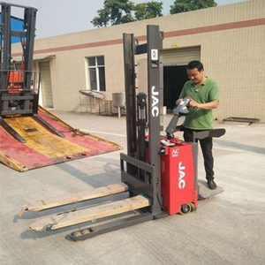 1500Kg Laadvermogen Elektrische Vorkheftruck Draagbaar Palet Manuelle <span class=keywords><strong>Stacker</strong></span> Grosse Roue Elektrische <span class=keywords><strong>Stacker</strong></span> Lift <span class=keywords><strong>Balance</strong></span> - Product Image 5