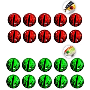 오른쪽 상단 AC052 플라스틱 3d 물고기 눈 3D 홀로그램 낚시 타원형 눈동자 미끼 눈 지원 사용자 정의 혼합 색상 및 크기 - Product Image 4