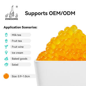 Boba éclatante 3kg, <span class=keywords><strong>perles</strong></span> <span class=keywords><strong>de</strong></span> tapioca <span class=keywords><strong>konjac</strong></span> infusées au sucre et au fruit <span class=keywords><strong>de</strong></span> la passion, pour thé au lait et desserts - Product Image 2