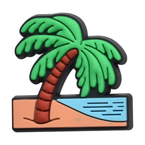 Bande dessinée été plage série bricolage matériaux faits à la main en caoutchouc souple chaussure fleur accessoires PVC perles boucle Silicone chaussure fleur - Product Image 6