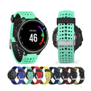 Pulsera de silicona duradera para reloj inteligente para Garmin Forerunner 230 235 620 630 735XT 235Lite Approach S20 S5 S6