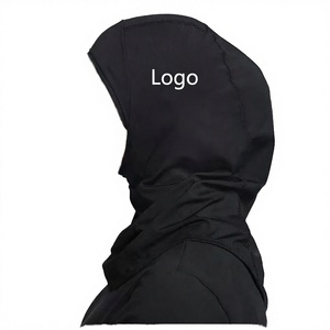 Breathable Sun-protective Elastic Modal Sport Hijab Neck Gaiter <b>Base</b> <b>Layer</b> Cap Head Neck Chin Cover Pull-on Headscarf Solid - Product Image 3