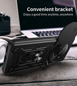 <span class=keywords><strong>เคส</strong></span>โทรศัพท์มือถือ<span class=keywords><strong>กัน</strong></span><span class=keywords><strong>กระแทก</strong></span>สำหรับ XIAOMI Redmi A3 A2 A1 Plus 4G สำหรับ <span class=keywords><strong>OPPO</strong></span> VIVO พร้อมที่วางแหวนและขาตั้ง ปิดกล้องแบบเลื่อน - Product Image 5