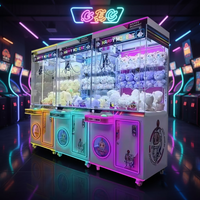 Machine à griffes d'arcade personnalisée en gros, à monnayeur et accepteur de billets, économique, pour la distribution de jouets et de poupées