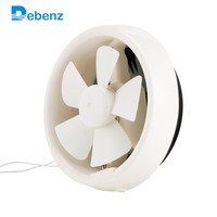 Ventilateur d'extraction électrique rond mural commercial pour conduits, direct usine