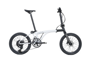 Vélo de ville pliable Java NEO-406ALF, mini vélo pliable à trois plis, fourche en carbone, <span class=keywords><strong>20</strong></span> <span class=keywords><strong>pouces</strong></span>, 9 vitesses, transmission L-TWOO - Product Image 4
