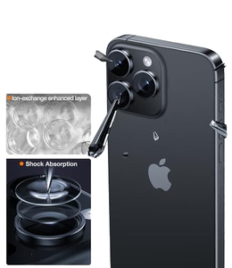 Protector de vidrio templado para lente de cámara Hd para <span class=keywords><strong>Iphone</strong></span> 16 15 14 Plus película protectora de lente transparente <span class=keywords><strong>13</strong></span> 12 <span class=keywords><strong>Mini</strong></span> 11 Pro Max - Product Image 2