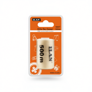 Filo da cucito Ilan 500m, rocchetti colorati per macchine da cucire e cucito a mano - Product Image 2