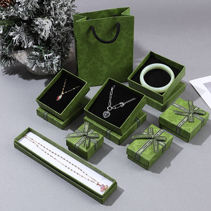 <span class=keywords><strong>Emballage</strong></span> de bijoux de luxe en gros papier <span class=keywords><strong>carton</strong></span> paquet cadeau logo imprimé deux pièces <span class=keywords><strong>carton</strong></span> anneau boucle d'oreille collier boîtes - Product Image 5