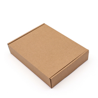 Boîtes pliantes plates en carton ondulé recyclable personnalisées en gros pour emballages cadeaux