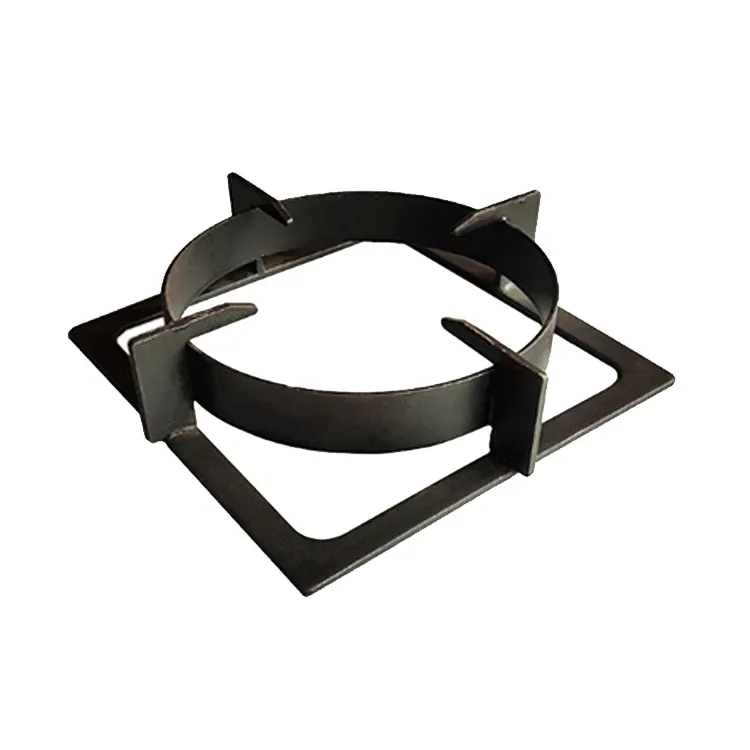 Universal Black Cast Iron Wok Support Ring Stove Trivets for Kitchen and Camping Pot Holder for Gas Hob Stove Rack