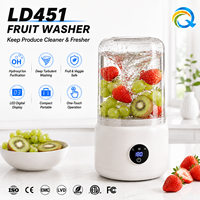 LD451 Purificateur d'aliments et de légumes automatique rechargeable Type-C à ions hydroxyle pour usage domestique et commercial