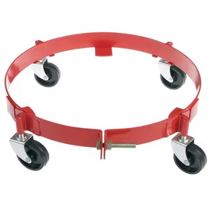 Có thể điều chỉnh 13 '-14-1/4' đường kính thép trống <span class=keywords><strong>Dolly</strong></span> 120lbs công suất với bốn bánh nền tảng sơn tĩnh điện màu đỏ OEM tùy chỉnh - Product Image 2