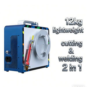 آلة قطع ولحام بالليزر محمولة جديدة بوزن 12 كجم، نظام تبريد هوائي، 2 في 1، للفولاذ المقاوم للصدأ - Product Image 2