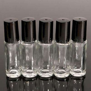 5ml High-end Light-proof Glass Roll-on Rollerball <b>Bottle</b> for <b>Perfume</b> & Essential Oil Portable <b>Empty</b> Sample <b>Bottle</b> (LingKa LK01) - Product Image 2