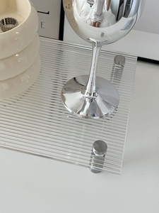 2023 Phong Cách Mới Thiết Kế Hiện Đại Tùy Chỉnh Ngăn Acrylic Khay Phục Vụ Bảng Ăn Uống Cho Bánh Sô Cô La Món Tráng Miệng Hiển Thị - Product Image 6