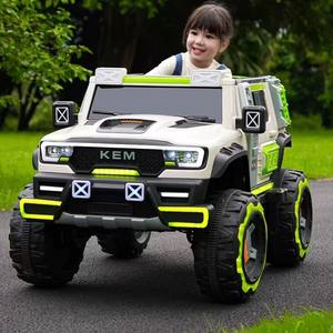 Toptan Sıcak Satış Çocuk Elektrikli Binilebilir Araba 12v Uzaktan Kumandalı Oyuncak Araba Müzikli LED Işıklı Erkek Kız Çocuklar İçin - Product Image 2