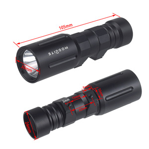 Lampe torche LED Modlite M-PLHV2, batterie CR123A, haute puissance, longue portée, lumière blanche, pour l'extérieur - Product Image 3