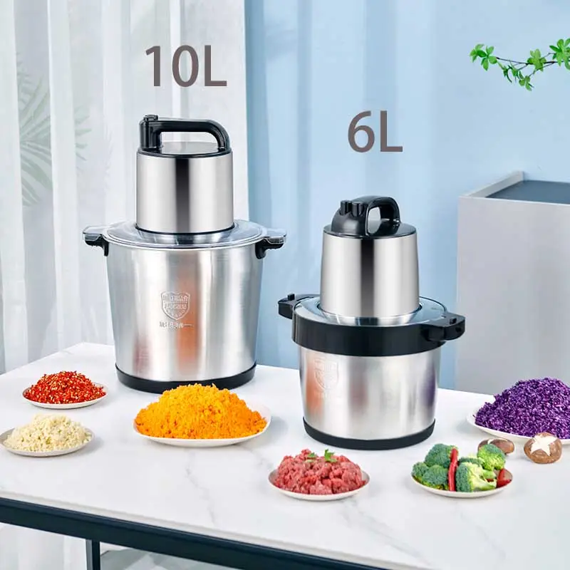 meat chopper grinders 6L 10L 12L mixeur fufu pounding yam pounder machine commercial meat grinder for household