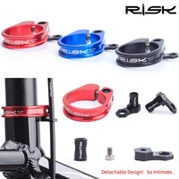 Meilleures ventes : Collier de selle en alliage d'aluminium pour vélo, 34,9 mm/31,8 mm, avec organisateur de câbles, pour VTT et vélo de route