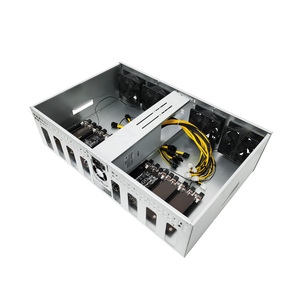 847 Full <b>Set</b> Rig case Rig 8gpu Silent case 65mm Pcie Slot Rx580/rx5700xt/rtx3080/rtx3090 8gpu Server Chassis - Product Image 5
