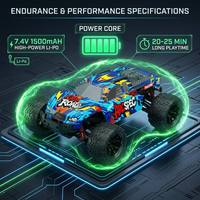 Camion RC 4x4 AiJH avec système antichoc, voiture de course tout-terrain rapide, crawler durable pour le désert, la boue et le sable