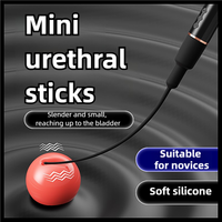Silicone Long Urétral Vibrateur Mâle Pénis Plug Tube Urétral Son Dilatateur Adulte Gay Hommes Sex Toys