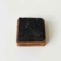 Diffuseur d'huiles essentielles portable en pierre de lave de qualité supérieure avec base en bois de hêtre et logo personnalisable