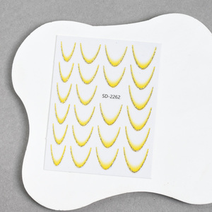 Calcomanía francesa para <span class=keywords><strong>manicura</strong></span> <span class=keywords><strong>de</strong></span> 12 <span class=keywords><strong>colores</strong></span>, accesorios <span class=keywords><strong>de</strong></span> moda para uñas, pegatina para decoración <span class=keywords><strong>de</strong></span> uñas <span class=keywords><strong>con</strong></span> <span class=keywords><strong>rayas</strong></span> <span class=keywords><strong>de</strong></span> línea degradada <span class=keywords><strong>con</strong></span> lámina plateada - Product Image 6