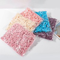 Ruban en velours floqué de Chine en gros, nœud fait main, accessoires pour cheveux DIY pour l'utilisation dans les vêtements, délai de livraison d'échantillon de 7 jours