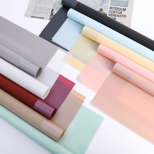 Bó hoa đóng gói hoa nhựa không thấm nước gói giấy bán hoa vật liệu Hàn Quốc giấy bán buôn - Product Image 6