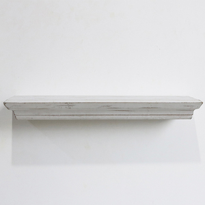 Magi — étagère murale flottante en bois, design antique, design blanc délavé, pour la maison, décoration <span class=keywords><strong>de</strong></span> salon, à suspendre, 1 pièce - Product Image 2