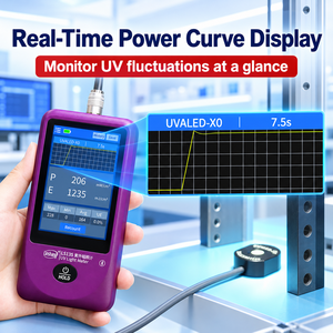 Linshang LS135, mesureur de lumière UV à écran tactile de 3,5 pouces avec 12 sondes optionnelles pour UVA, UVB, UVC et lumière bleue - Product Image 6