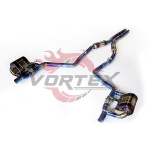 ระบบท่อไอเสียแบบ Catback พร้อมวาล์ว Vortex Blue Burnt Titanium สำหรับ Dodge Challenger SRT Hellcat Scat Pack 5.7L 6.4L 6.2L V8 Kit - Product Image 3