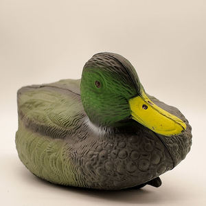 Richiamo per Anatre Selvatiche da Esterno, Attrazione per Uccelli Acquatici, Decorazione da Giardino, Accessori da <span class=keywords><strong>Caccia</strong></span>, Durevole, Realistico, Testa Verde, Becco Giallo - Product Image 2