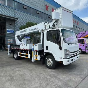 Camion nacelle isolé 1SUZU pour travaux aériens haute tension, idéal pour l'entretien électrique - Product Image 2