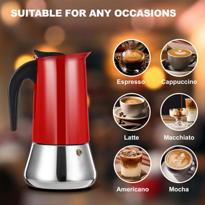 Cafetière Moka en acier inoxydable de haute qualité - Product Image 4