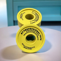 Ensemble PTFE personnalisé, matière première épaissie, ruban d'étanchéité en TPFE pour le commerce extérieur, raccords de tuyauterie filetés
