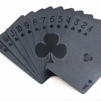 Black White Paper Poker Card Werbung Blank Souvenir Benutzer definierte wasserdichte US-Papier Spielkarten