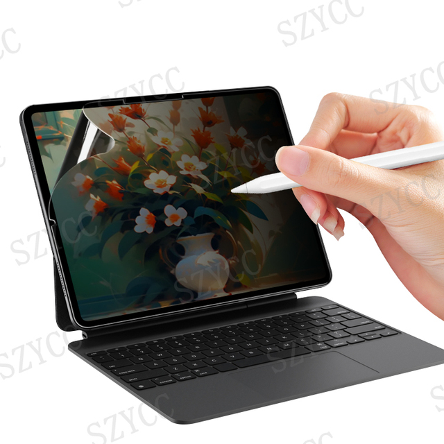 Quick Lead PET Anti Glare Protector Film Matte PET Privacy Paperfeel Screen Protector for Tablet Ipad Pro 11 Inch 2024
