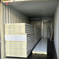 Panneaux muraux isolés en mousse PU pour la construction de chambres froides et de chambres froide préfabriquées