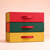 Boîte cadeau pliable écologique FSC avec couvercle magnétique, logo personnalisé, emballage plat pliable pour vêtements, OEM ODM