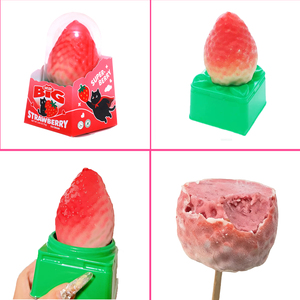 Gelato Virale PoPI CAT all'Ingrosso, Gelato alla Frutta a Forma di Fragola 3D Esotico, Confezione da 2,65 OZ - Product Image 3