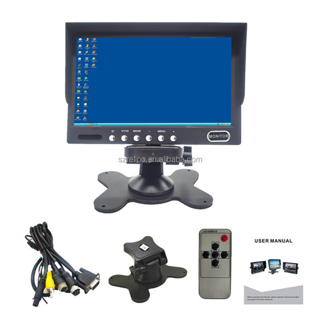 Quality 7 Inch HD TFT LCD Car Monitor With VGA Input Direct Wholesale From Factory